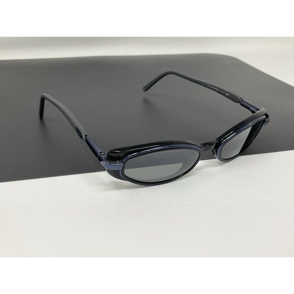 Maui Jim Sunglasses Frames Blue Gray MJ-124-02 Made in Italy Small Oval Frame main image 6